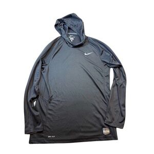 Nike Elite Basketball Shooter Hoodie Black Men’s Medium Dri-FIT Athletic